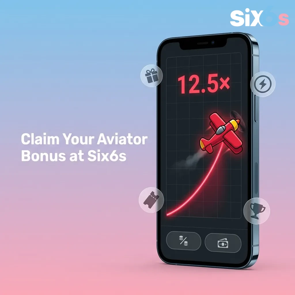 Aviator game welcome bonus promotion showing 200% casino bonus, Rs7,777 sports bonus, and Rs1,666 first deposit offer — Six6s in Pakistan