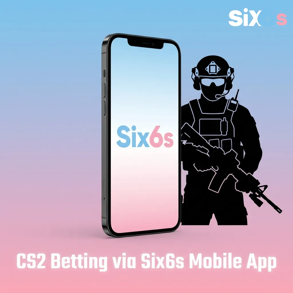 CS2 betting on Six6s mobile app showing esports menu, match selection, and bet placement interface for Pakistan users — Six6s in Pakistan