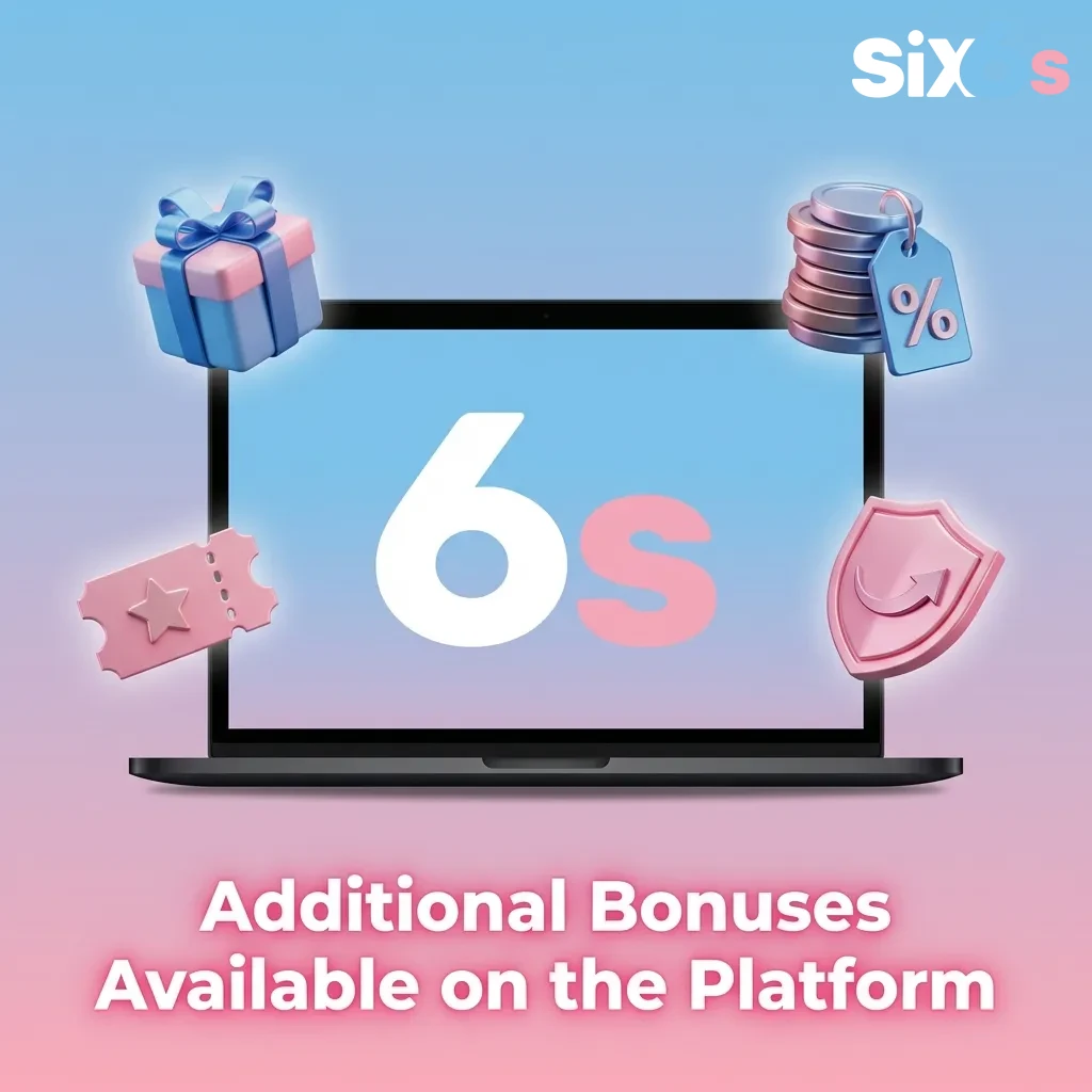 Six6s platform showing multiple bonus offers including weekly cashback, referral rewards, birthday bonus, and VIP benefits