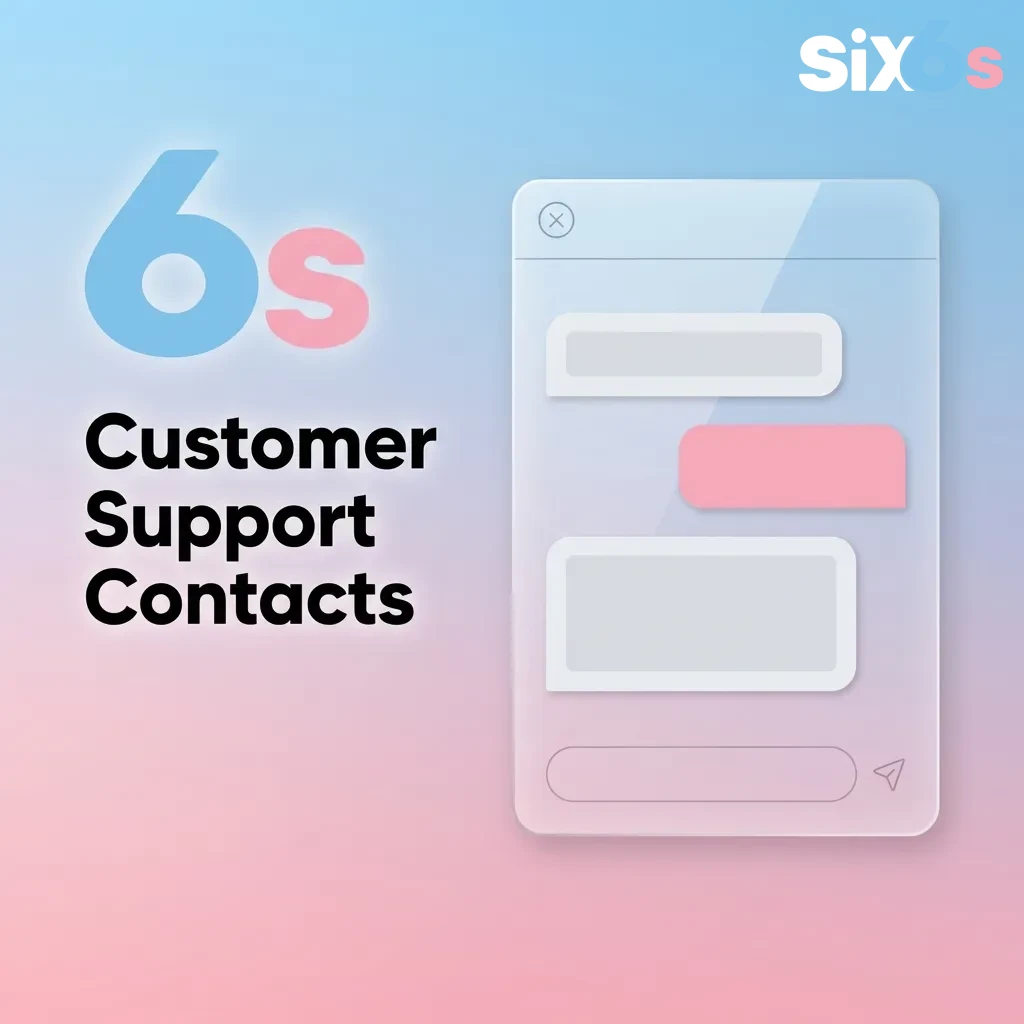 Customer support contact options including live chat, email, WhatsApp, and Telegram for 24/7 payment and account assistance — Six6s in Pakistan