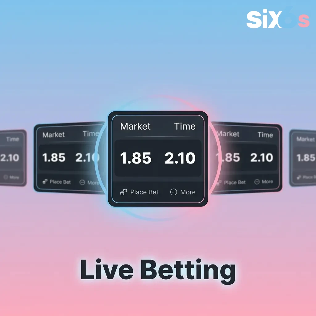 Real-time sports betting interface showing live odds updates for cricket, football, tennis, and basketball matches in progress — Six6s in Pakistan