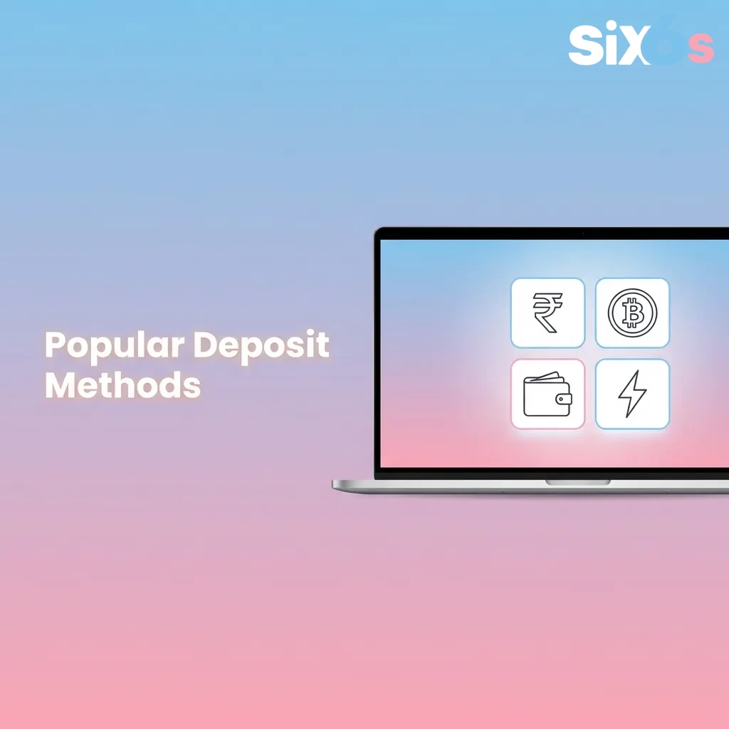 Popular deposit methods in Pakistan including JazzCash, Easypaisa, UPAISA, NAYAPAY, bank transfers, and USDT cryptocurrency — Six6s in Pakistan