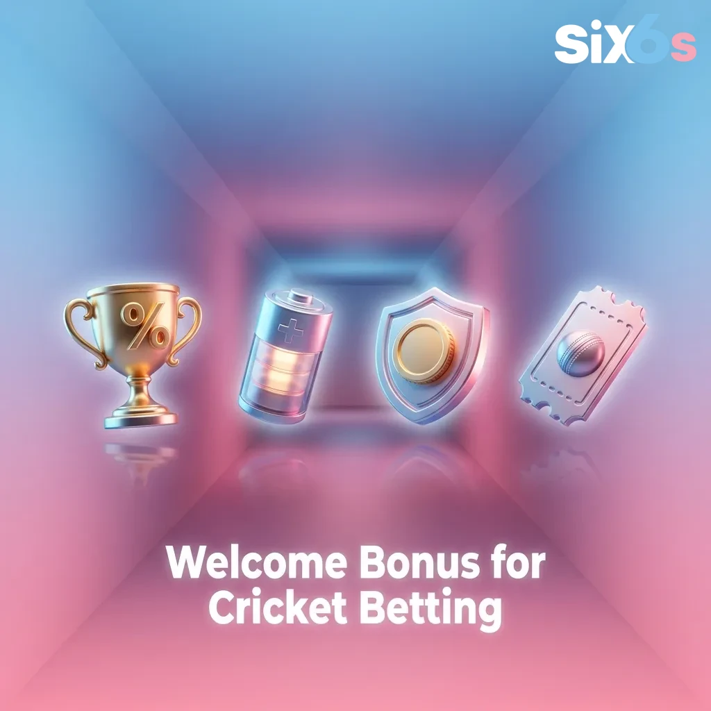 Cricket betting welcome bonus up to Rs7,777 for new users with 5x wagering requirement on sports bets — Six6s in Pakistan