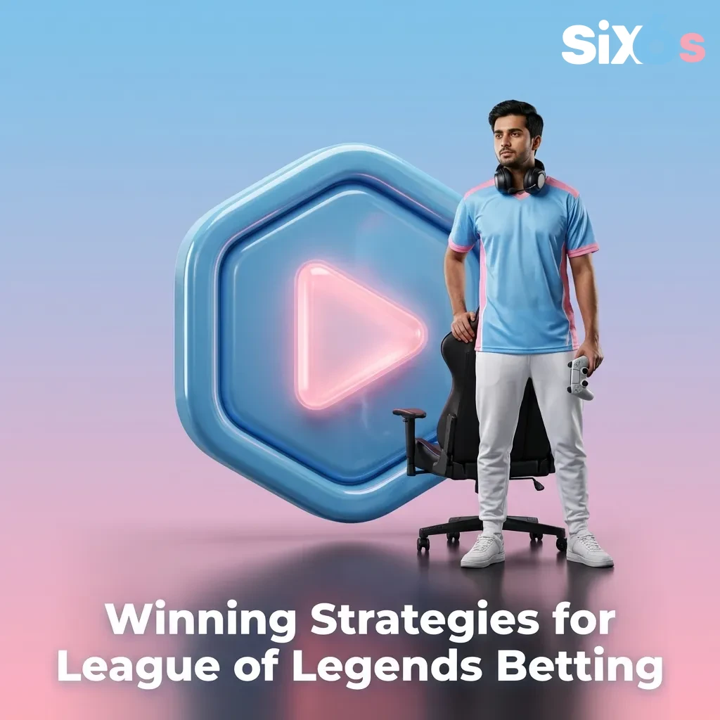 Strategist analyzing League of Legends esports data on screen with team statistics and betting odds displayed — Six6s in Pakistan